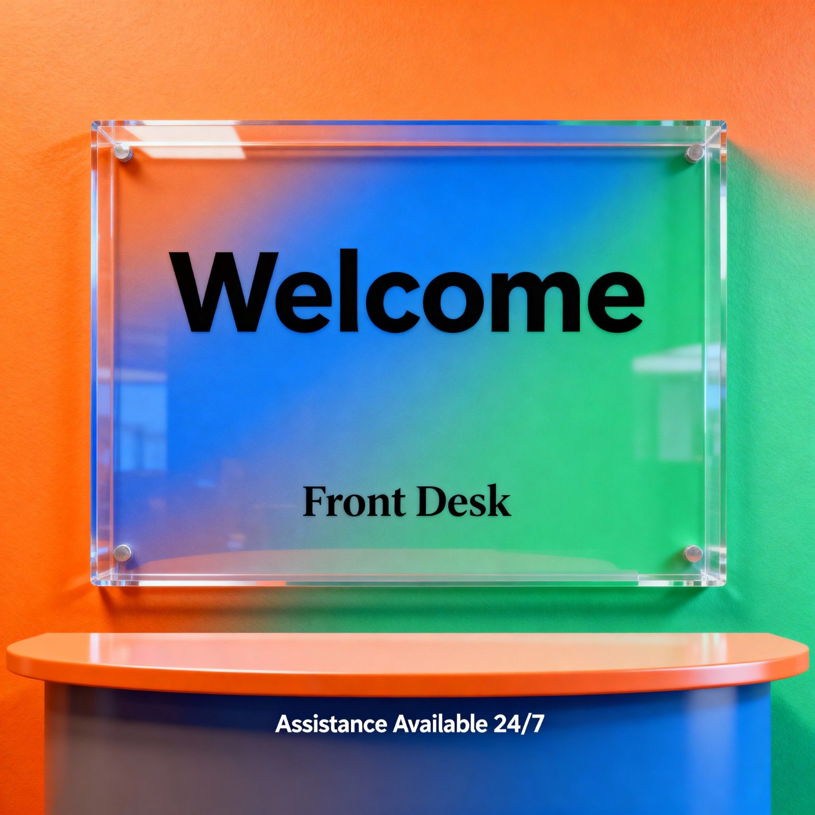Reception Signage